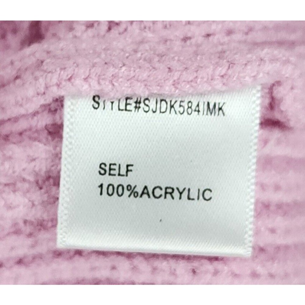 Dee Elly Sweater Womens Small Multi Color Block V Neck Knit Preppy Drop Shoulder - Picture 10 of 13